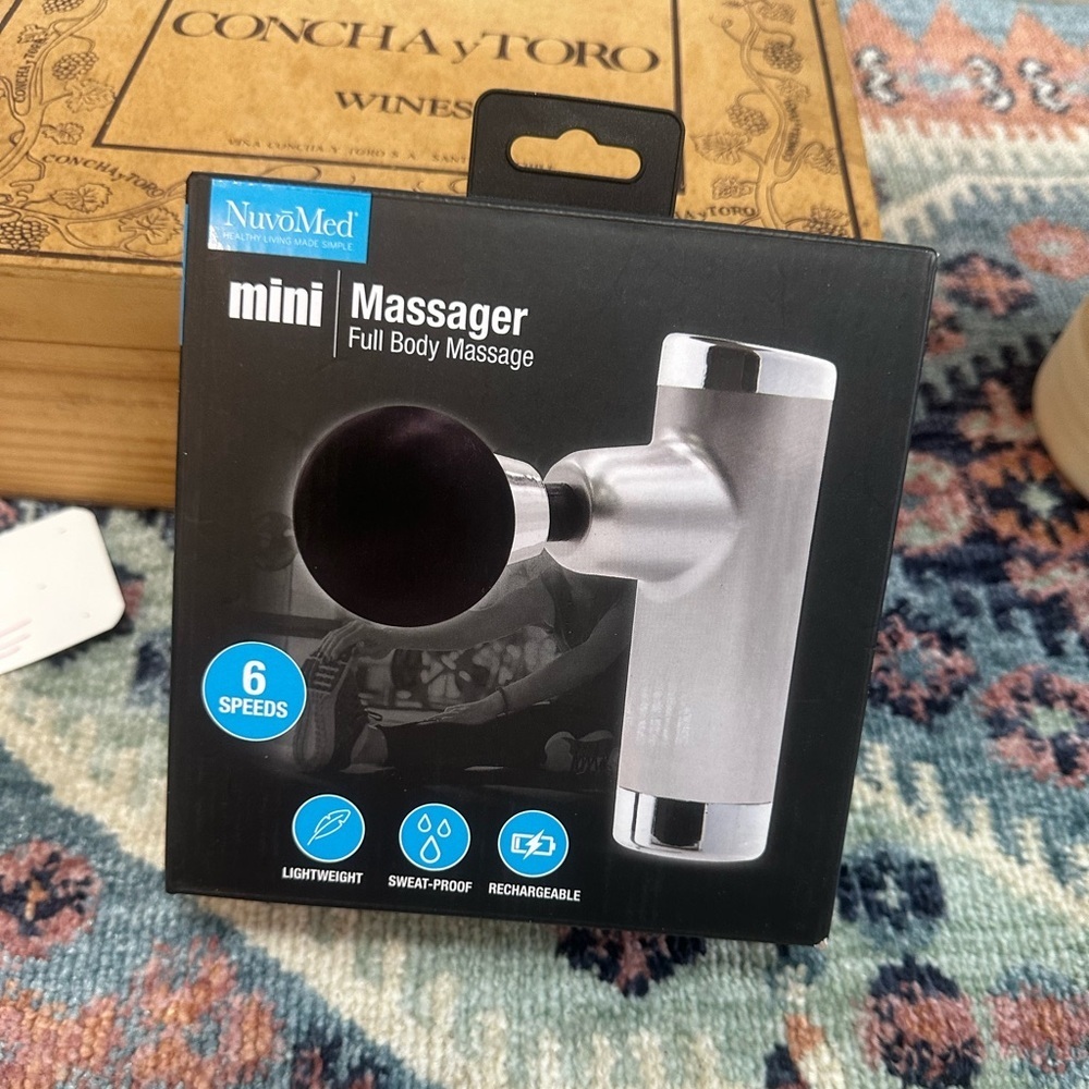 Mini Massager - Silver and Black